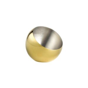 Kauss 0,1L kuldse PVD-kattega Sphere 3tk/komplektis