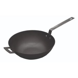 Wok-pann 32cm lameda põhjaga, kerge malm