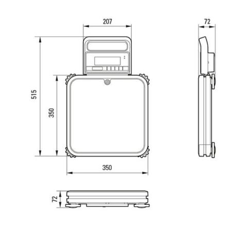 Kaasaskantav kaal 150kg digitaalne, taadeldud, jaotise väärtus 20/50g, Bluetooth