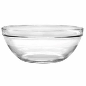 Klaaskauss 14cm ladustatav, maht 0,5L