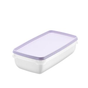 Säilituskarp 1,2L kaanega, 23x11,5x9cm, 2 tk/pk, Lavendel