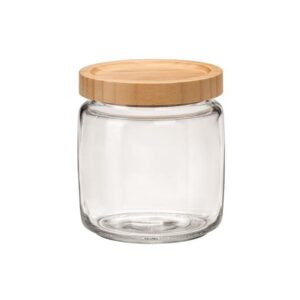 Klaaspurk 75cl bambusest kaanega 6tk