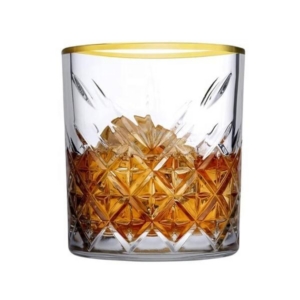 Joogiklaas 35,5cl Golden Touch Timeless kuldse äärega