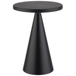 LED laualamp 2W musta PVD-kattega Cone, Ø13cm, h:18cm