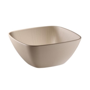 Kauss 25x25cm nelinurkne, maht 3,5L melamiin Sand