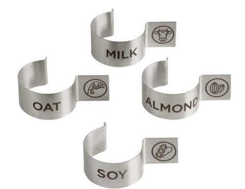 Klambrid 4tk. pudelile 10735 (milk, oat, almond, soy)