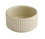 Ramekin 70ml,  Ø7,5cm, k4cm beez portselan Sand The Grid