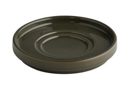 Alustaldrik 12,5cm rohekas/pruun espressotassile THE GRID