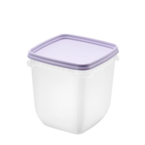 Säilituskarp 1L kaanega, 12x12x9,5cm, 3 tk/pk, Lavendel