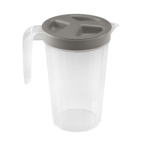 Joogikann 1,1L kaanega matt valkjas