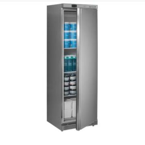 Külmik 400L 1-uksega, -2°C/+8°C hõbedane